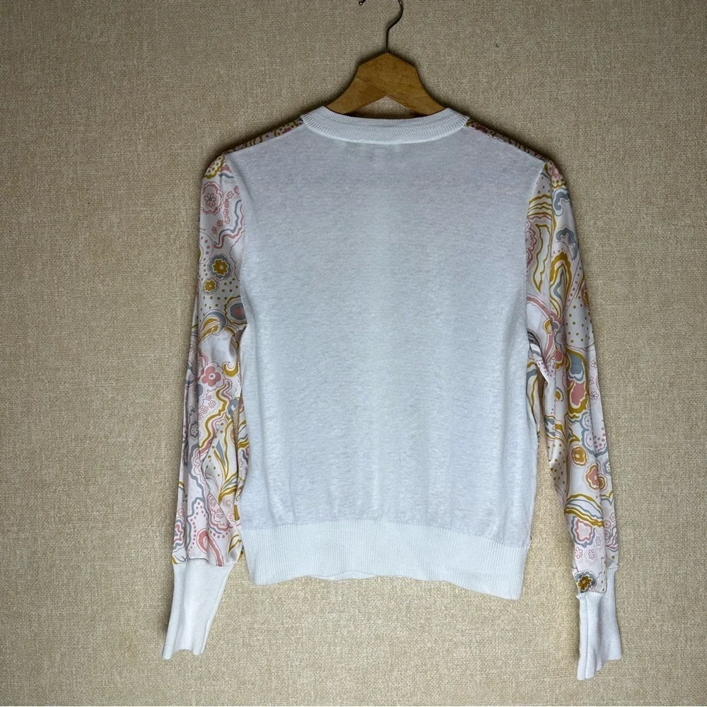 Ted Baker Zorina Paisley Print Cardigan Size 1
